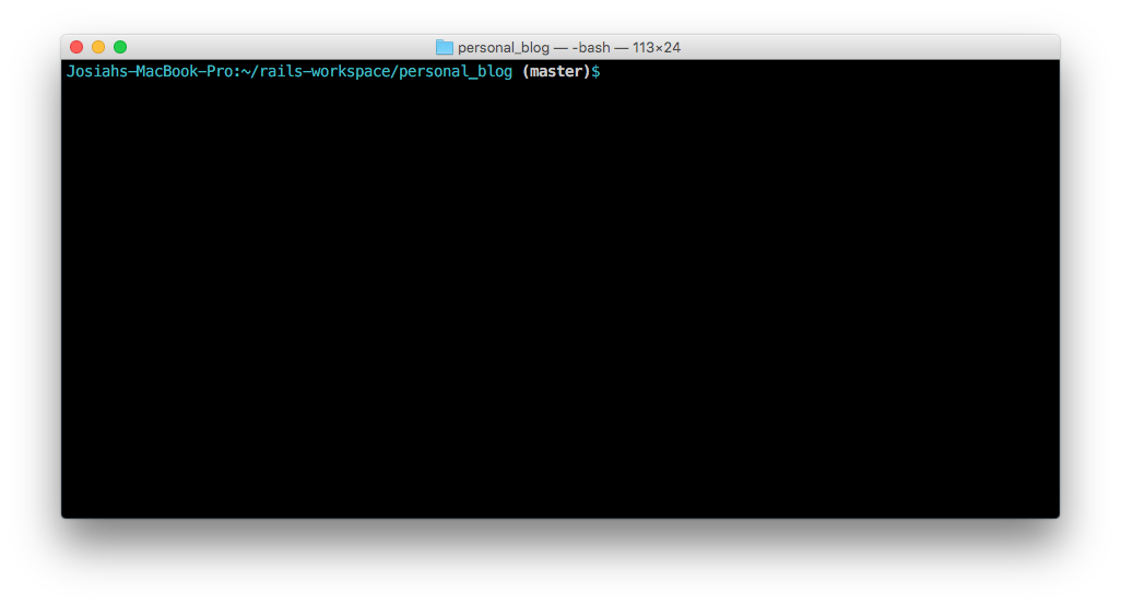 Show Git Branch in Mac Terminal